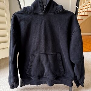 Quince Organic cotton hoodie black size M